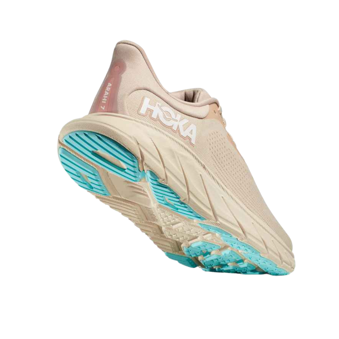 Hoka Women's Arahi 7 Running Shoes Vanilla/Cream FE1224H