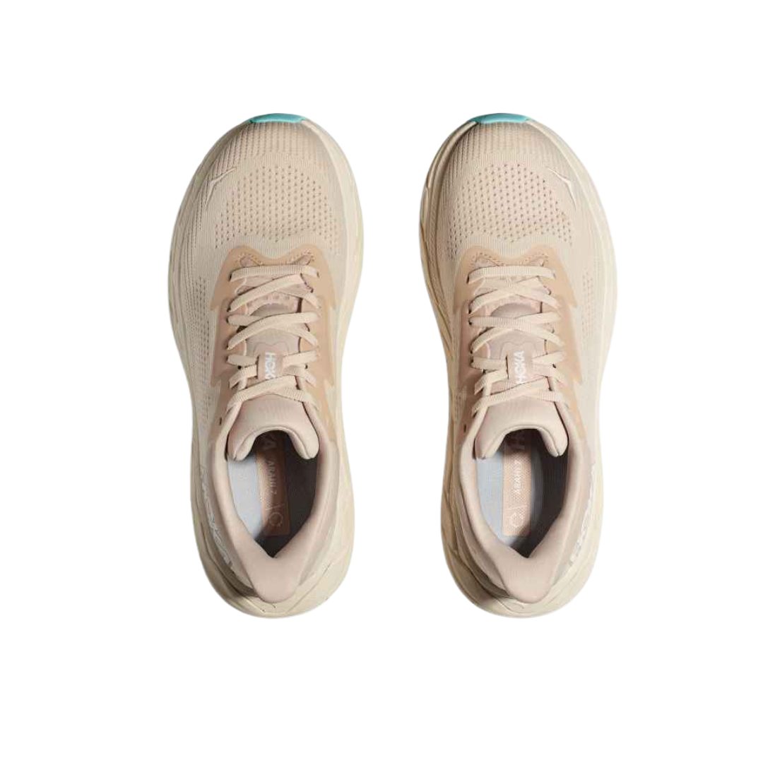 Hoka Women's Arahi 7 Running Shoes Vanilla/Cream FE1224H