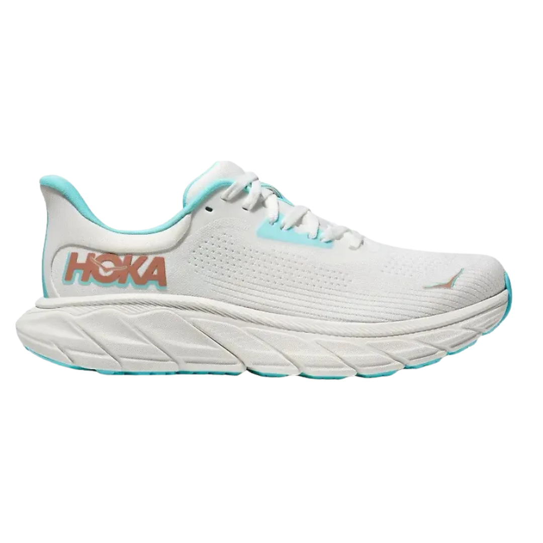Hoka Women’s Arahi 7 Wide Width – Frost / Rose Gold F27224G