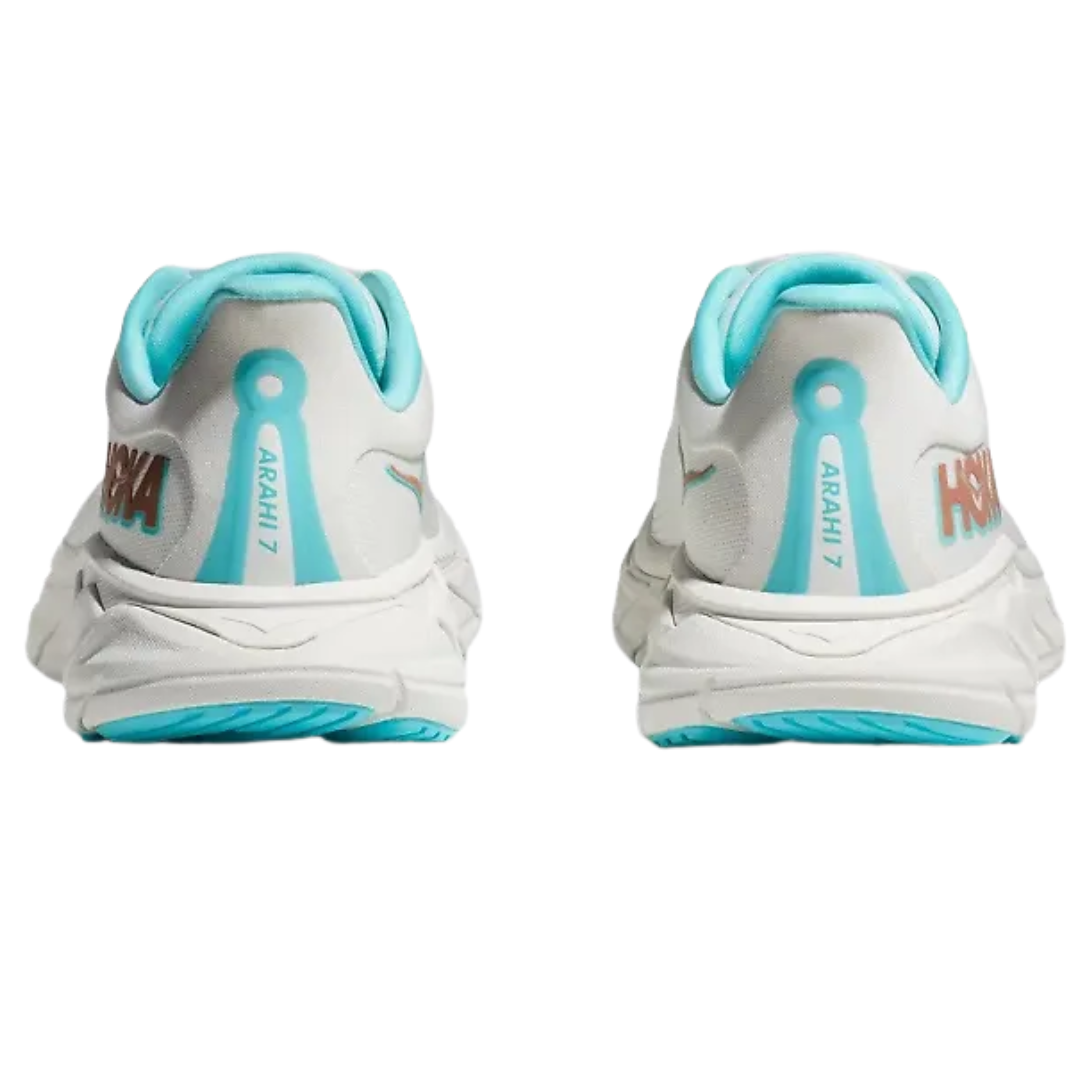 Hoka Women’s Arahi 7 Wide Width – Frost / Rose Gold F27224G