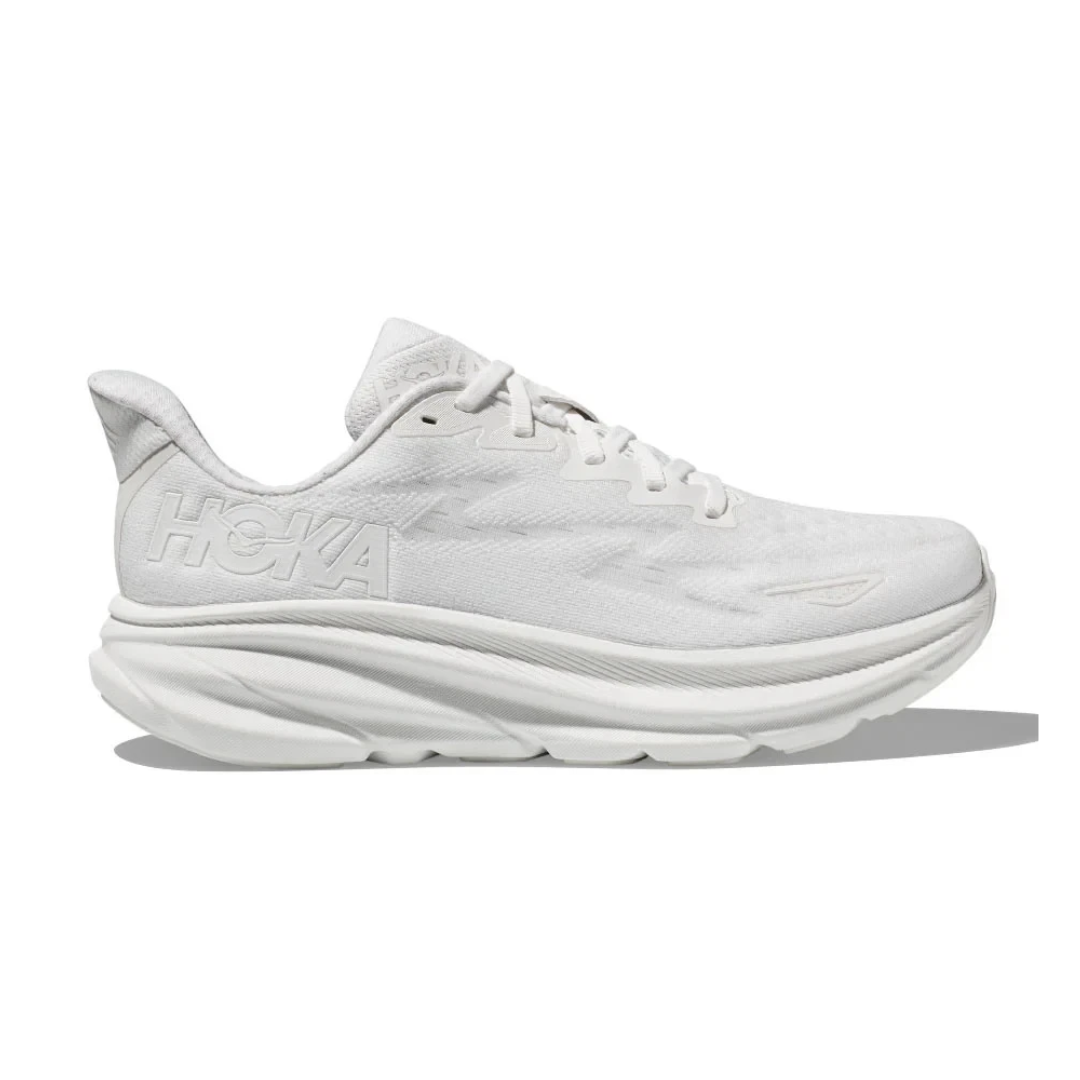 Hoka Women’s Clifton 9 Running Shoes – White 1127896-WWH
