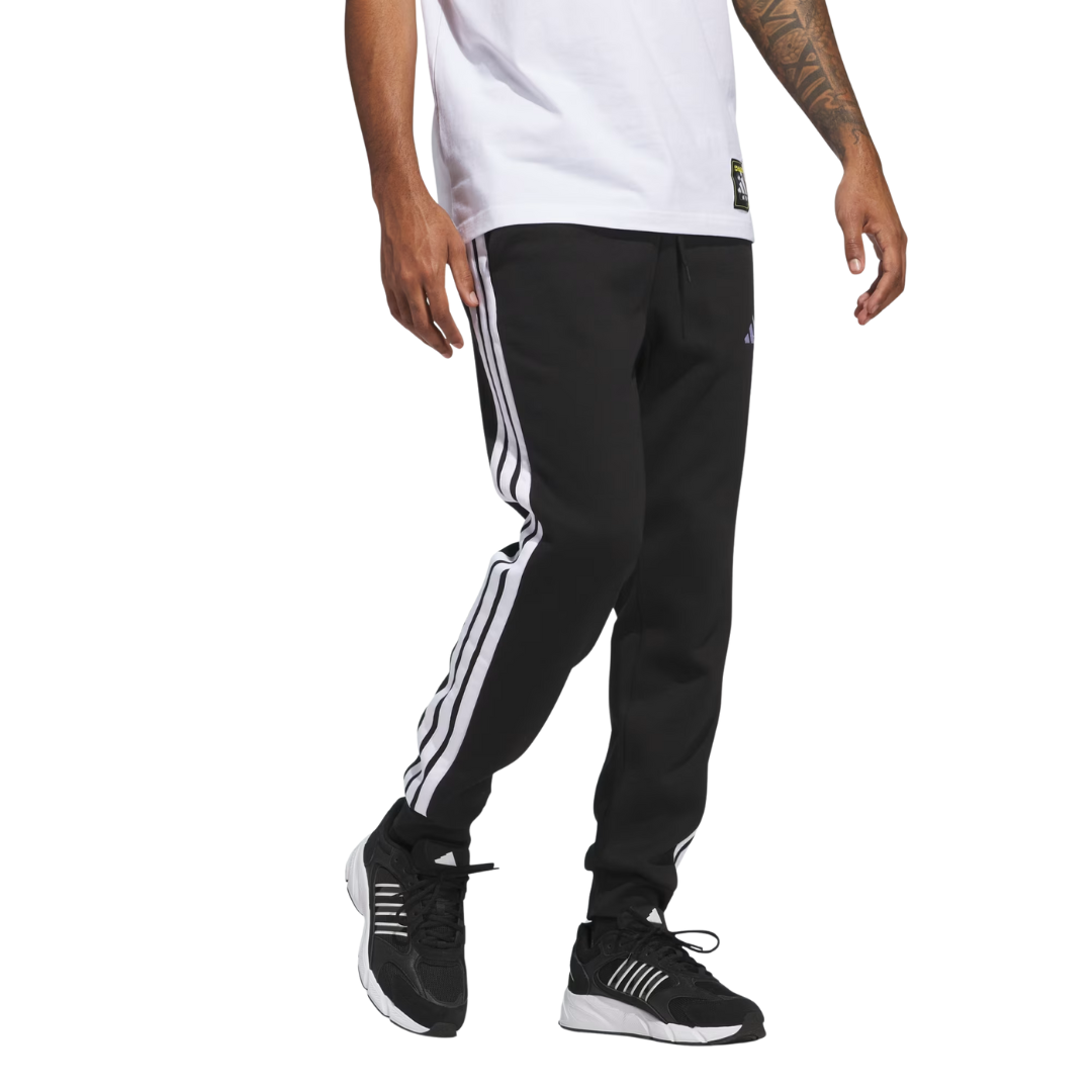 Adidas Essential 3 Stripes Fleece Pants