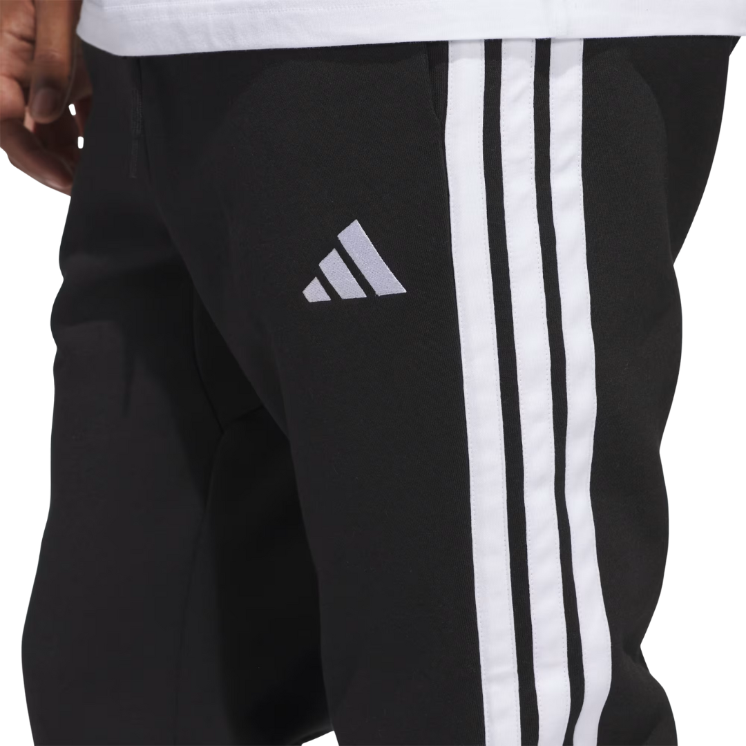 Adidas Essential 3 Stripes Fleece Pants