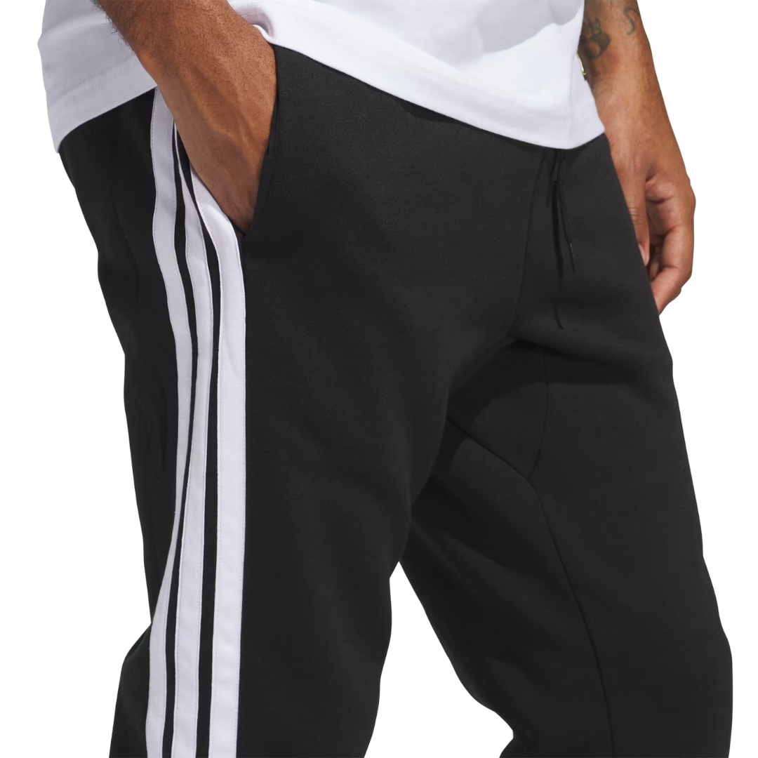 Adidas Essential 3 Stripes Fleece Pants