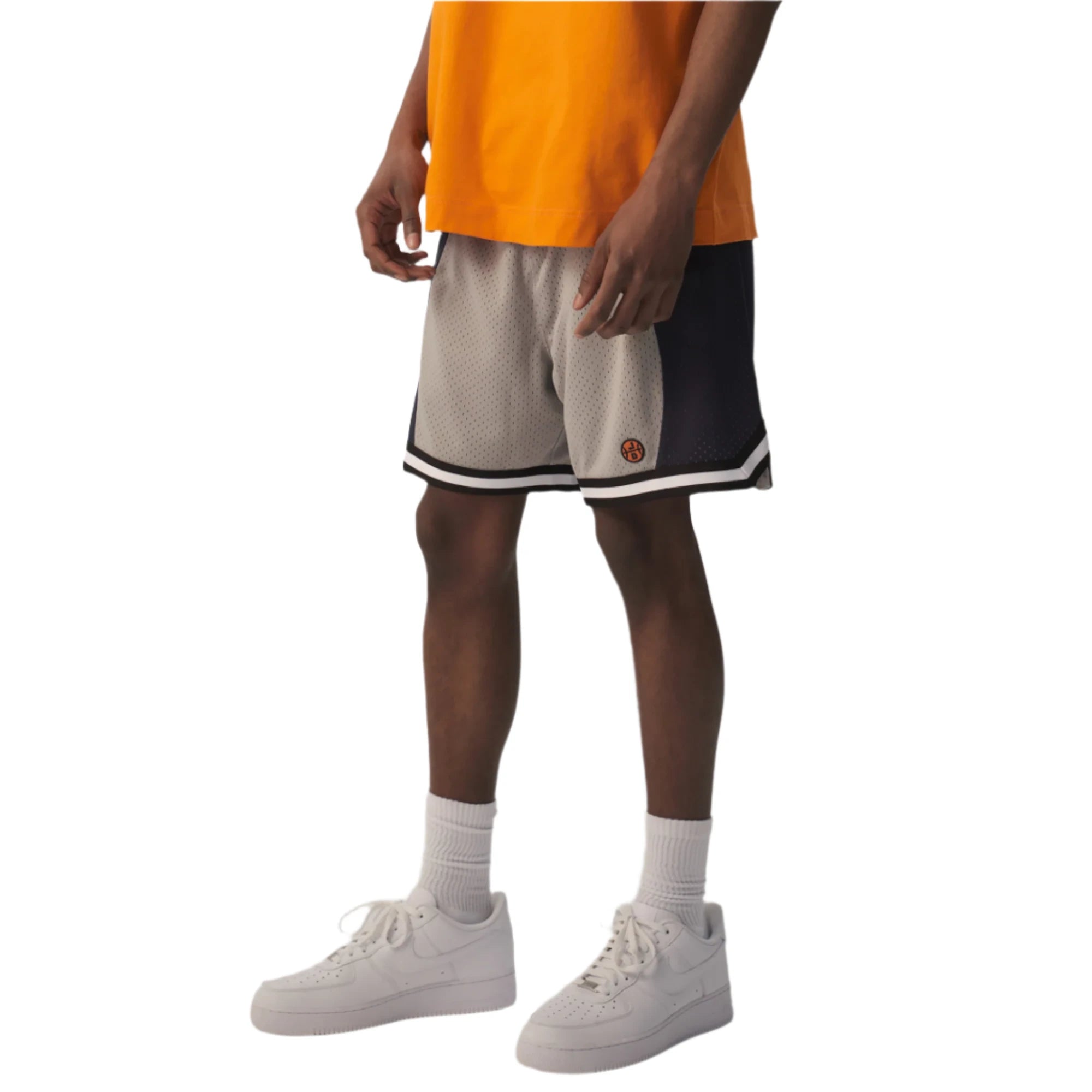 Short en maille All City Just Don bleu marine et gris