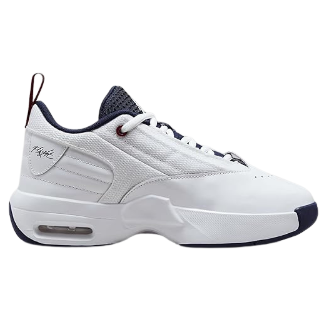 Jordan Max Aura 6 Big Kids' Shoes (FQ8297-100, White/Varsity Red/Midnight Navy)