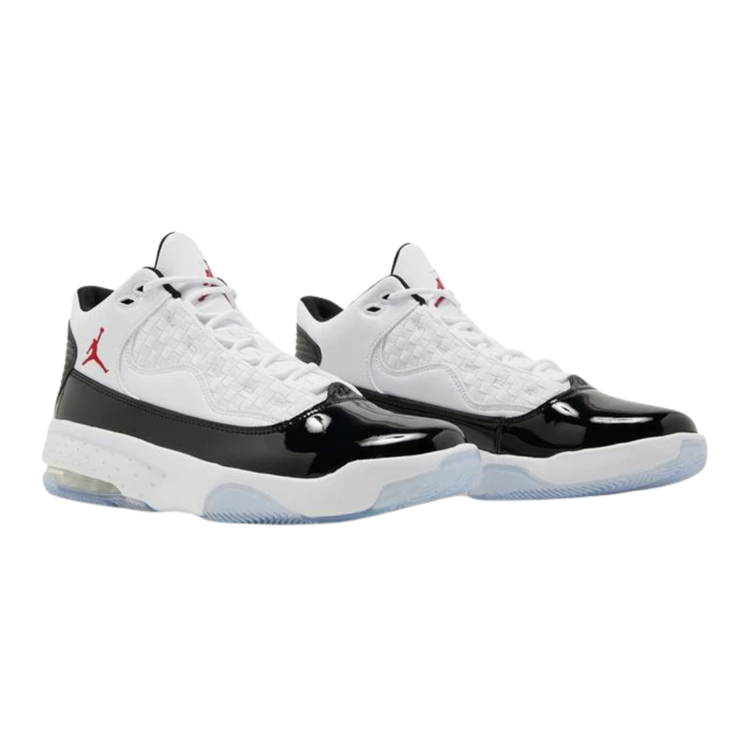 Jordan Max Aura 2 CK6636 102 Blanco/Rojo gimnasio-Negro