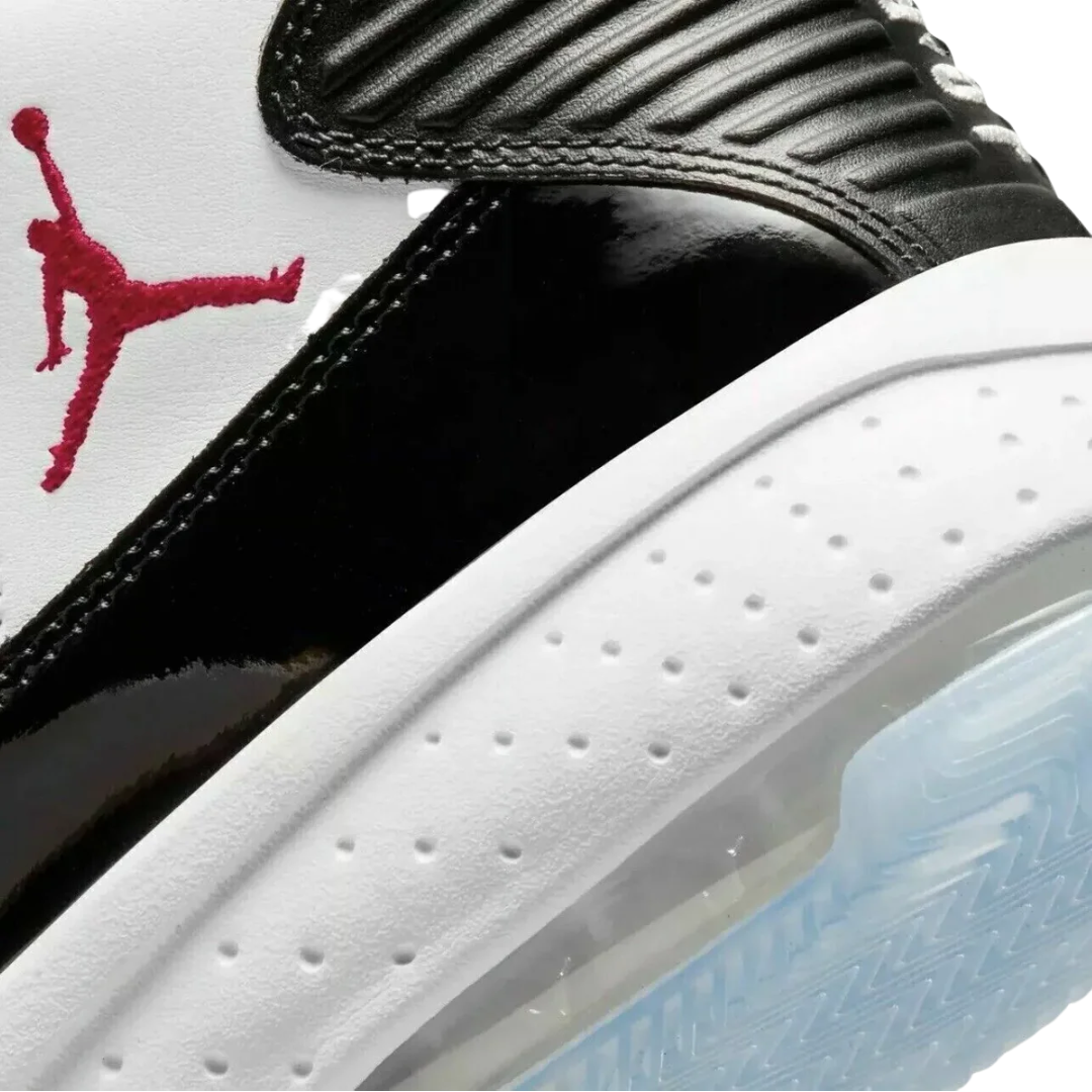 Jordan Max Aura 2 CK6636 102 Blanco/Rojo gimnasio-Negro