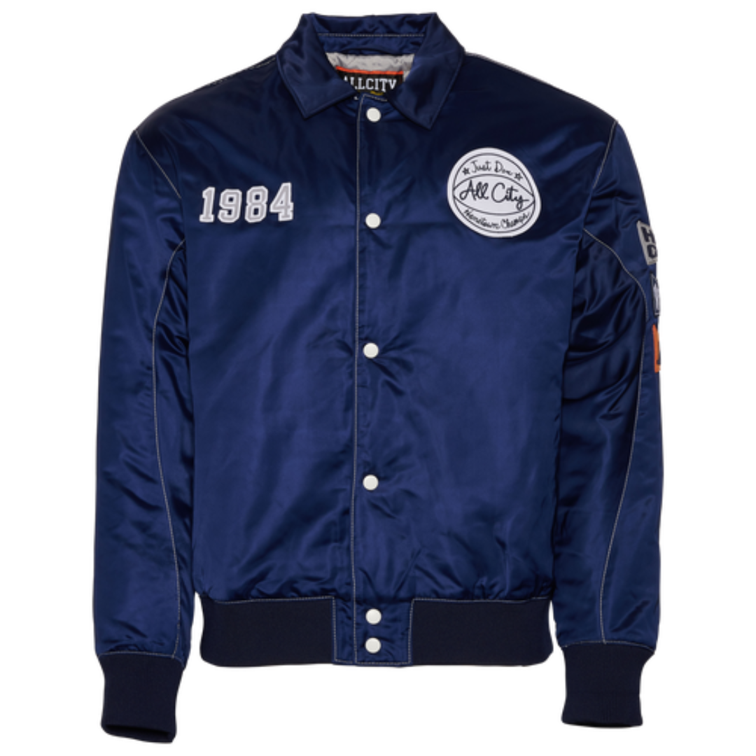 Just Don All City Varsity Men's Jackets Blue