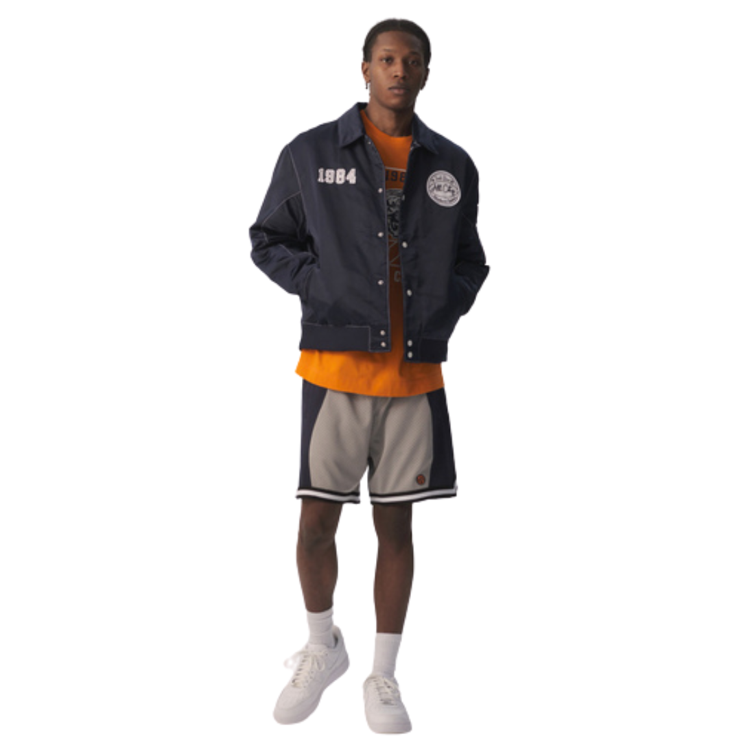 Vestes pour hommes Just Don All City Varsity Bleu