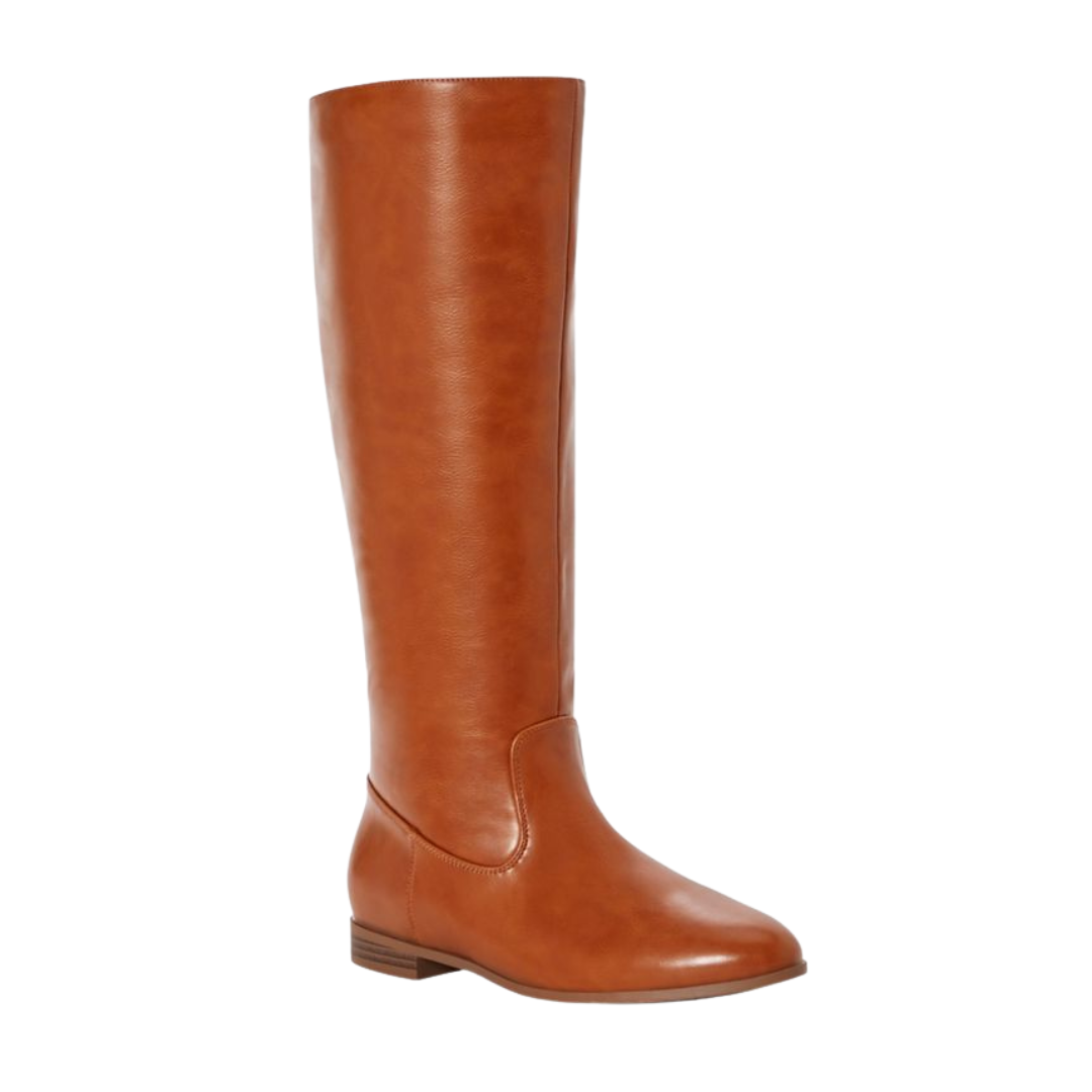 Justfab Women's Hollye Reitstiefel Cognac Tall Boots