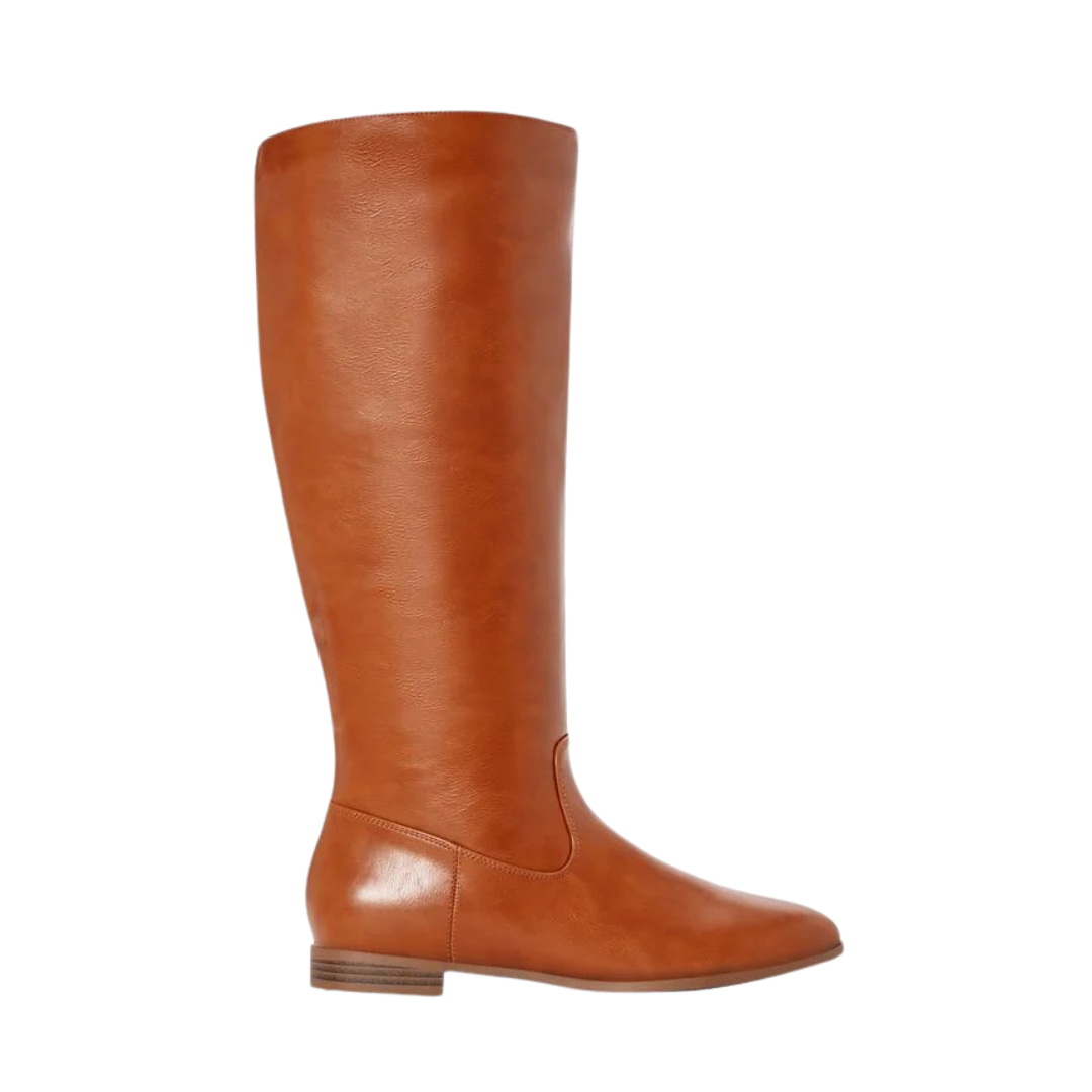 Justfab Women's Hollye Reitstiefel Cognac Tall Boots