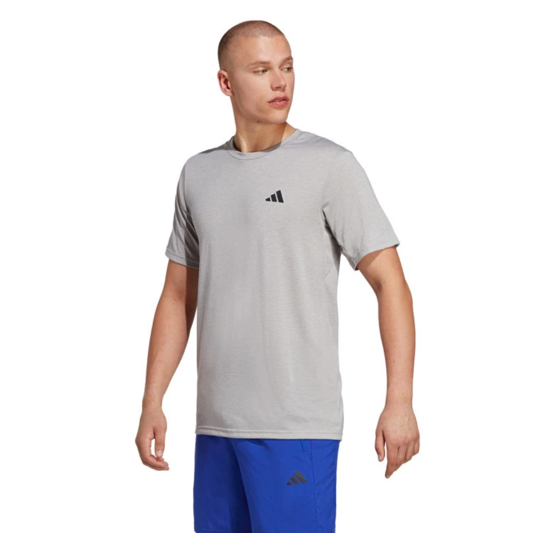 Adidas Men’s Train Essentials 3Bar Tee – Grey KB7253