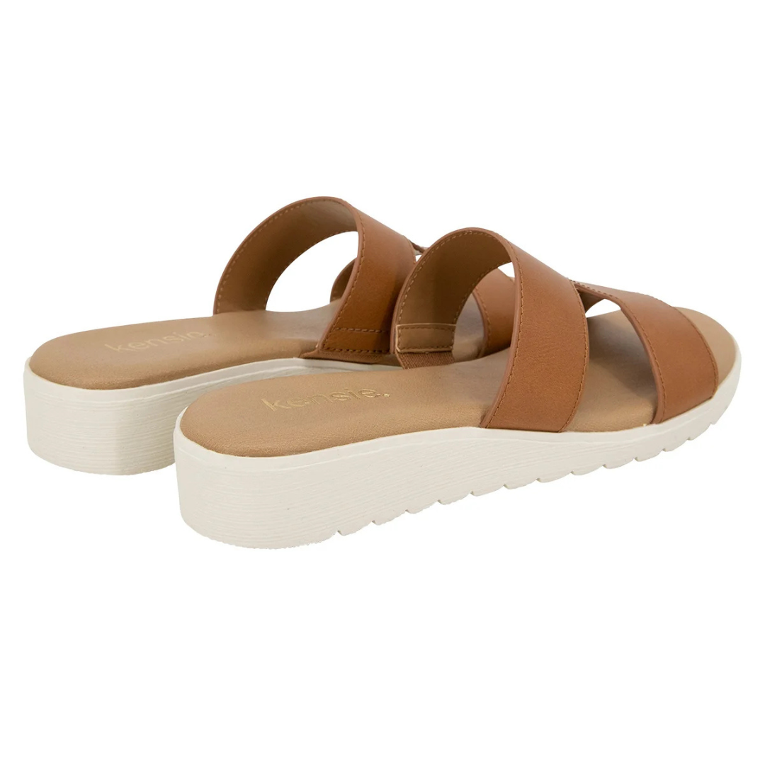 Kensie Elena Women's Cognac H- Band Sandals KS241261