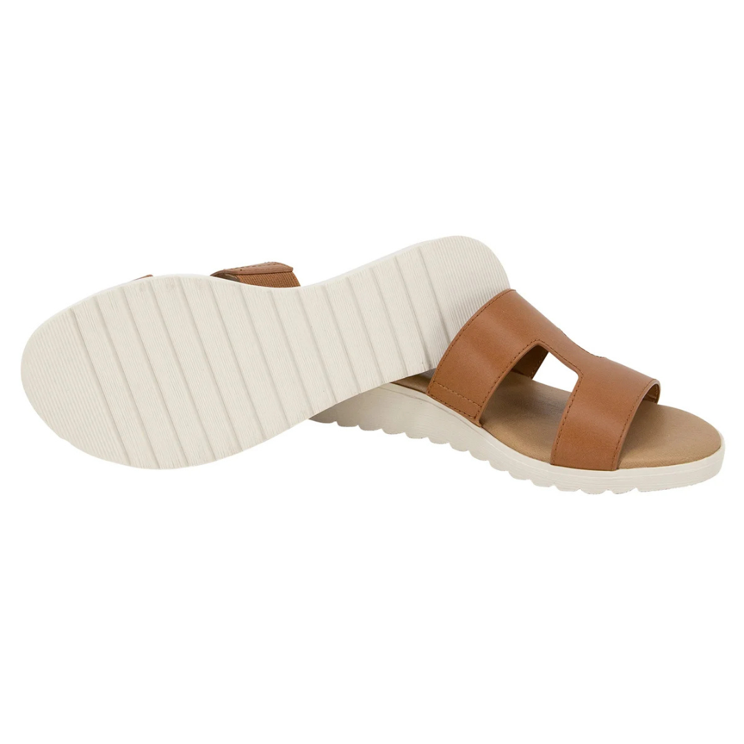 Kensie Elena Women's Cognac H- Band Sandals KS241261