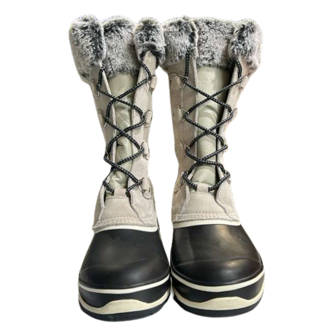 Khombu Emily Women’s Waterproof Winter Snow Boots – Cream