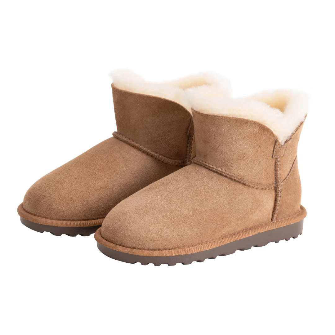 Kirkland Signature Kid's Shearling Winter Boot Tan – 7771011