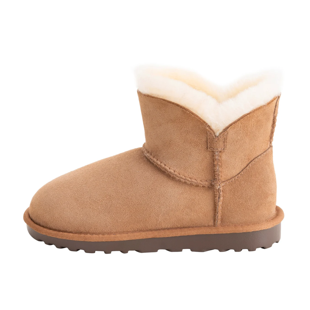 Kirkland Signature Kid's Shearling Winter Boot Tan – 7771011