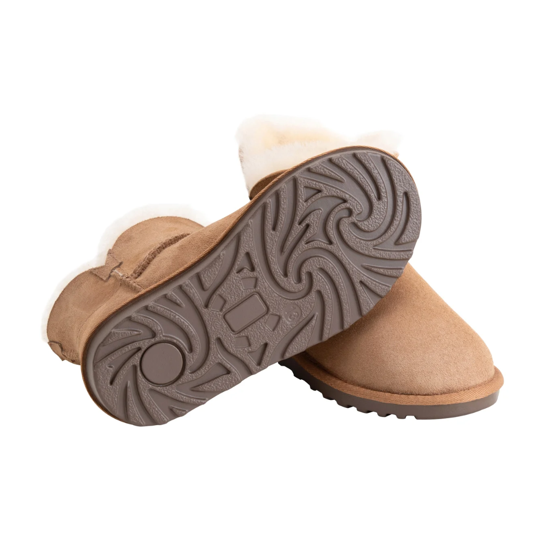Kirkland Signature Kid's Shearling Winter Boot Tan – 7771011