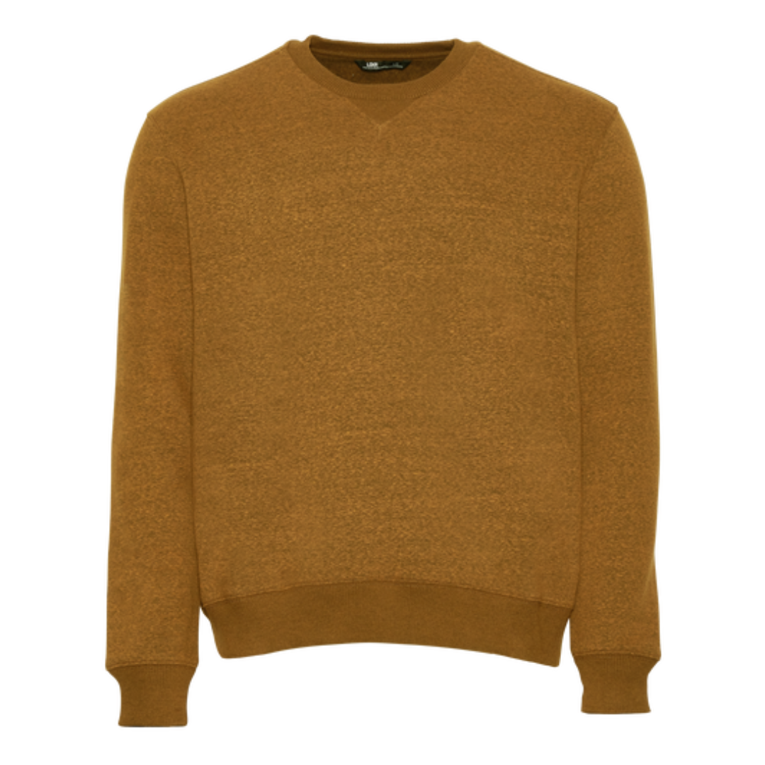 LCKR Men’s Jaspe Ca'Ronn Crew Sweatshirt Whole Grain