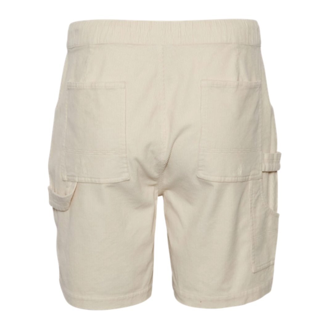 LCKR Men’s Painters Corduroy Shorts – Cream LMWS293CK
