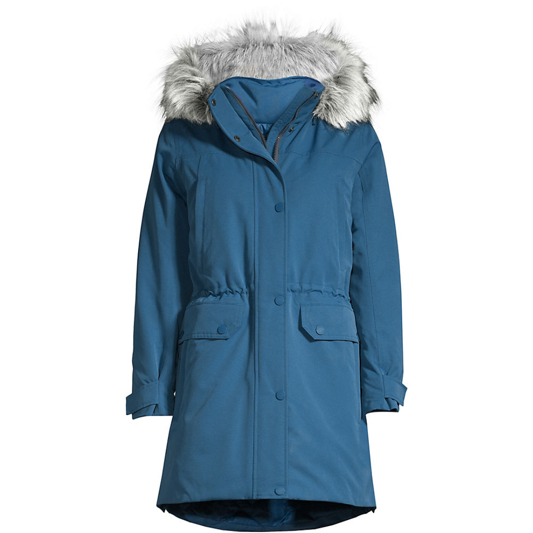 Lands’ End Women’s Expedition Down Parka – Evening Blue