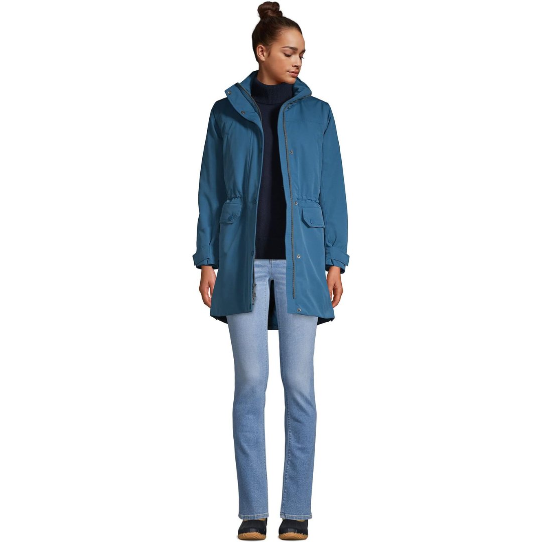 Lands’ End Women’s Expedition Down Parka – Evening Blue