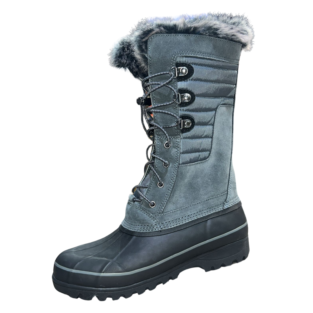 Lands' End Women Squall Snow boot Arctic Grey