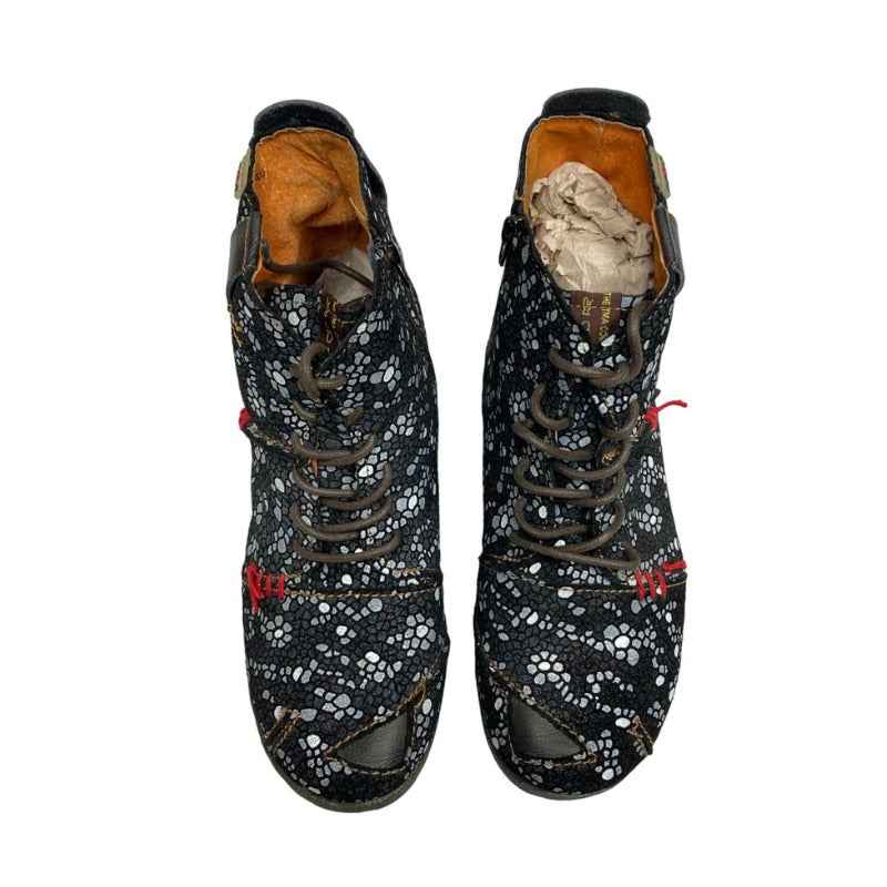 Maia Strape-Accent Washed PU Leather