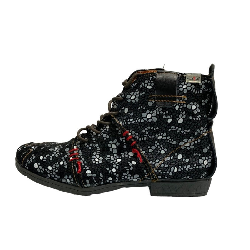 Maia Strape-Accent Washed PU Leather