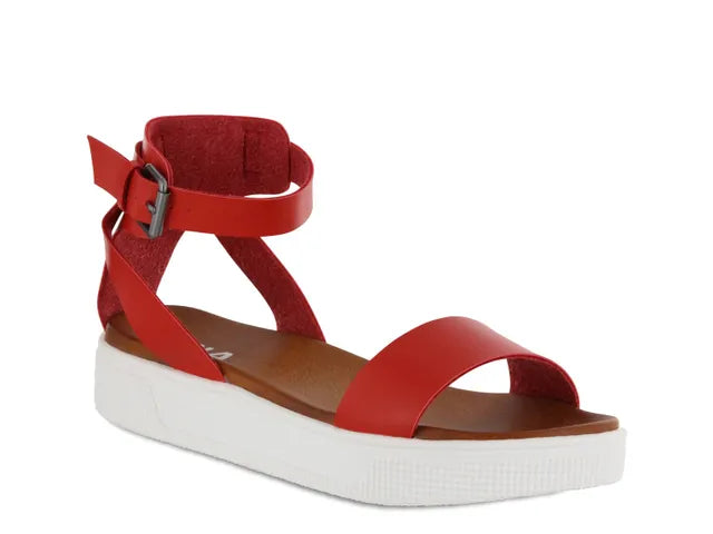 Ellen Platform Mia Red Women's Sandal