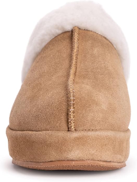 Muk Luks Women's Leather Goods Serafine Clog Slipper - Camel