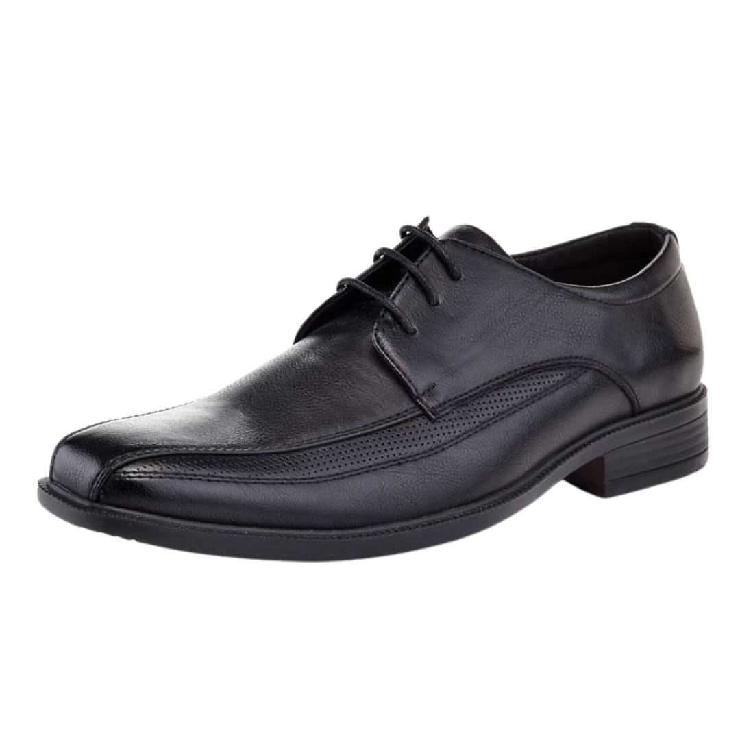 Marco Vitale Men's Black Dress Shoes