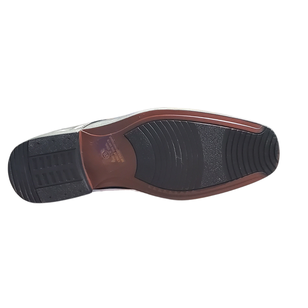 Marco Vitale Men's Black Dress Shoes