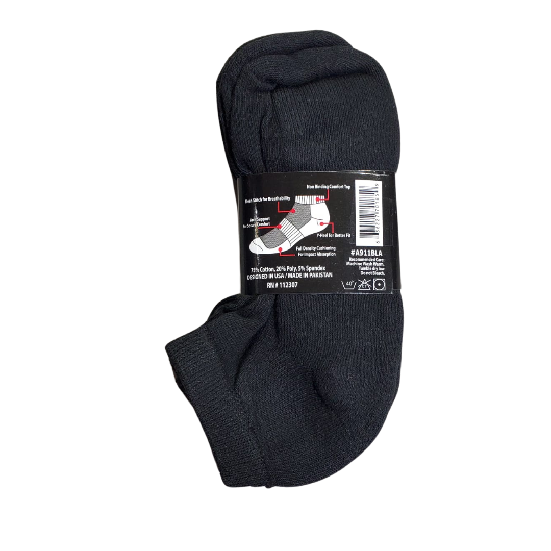 Maria Garcia  Premium Quality Shaped To Fit Socks Black 3 Pack