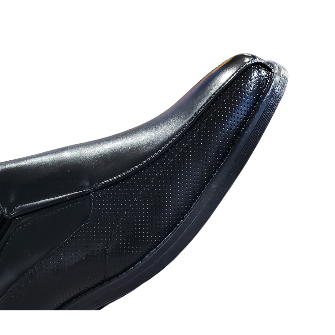 Marco Vitale Black Square Toe Dress Shoes - 40052