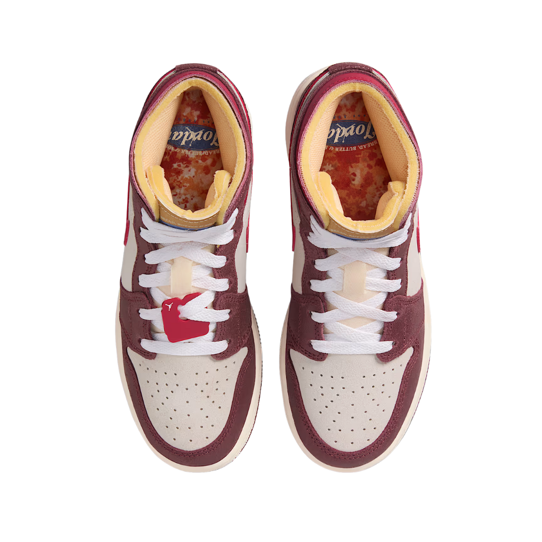 Nike Air Jordan 1 Big Kids’ Mid SE Shoes – HF3196-100