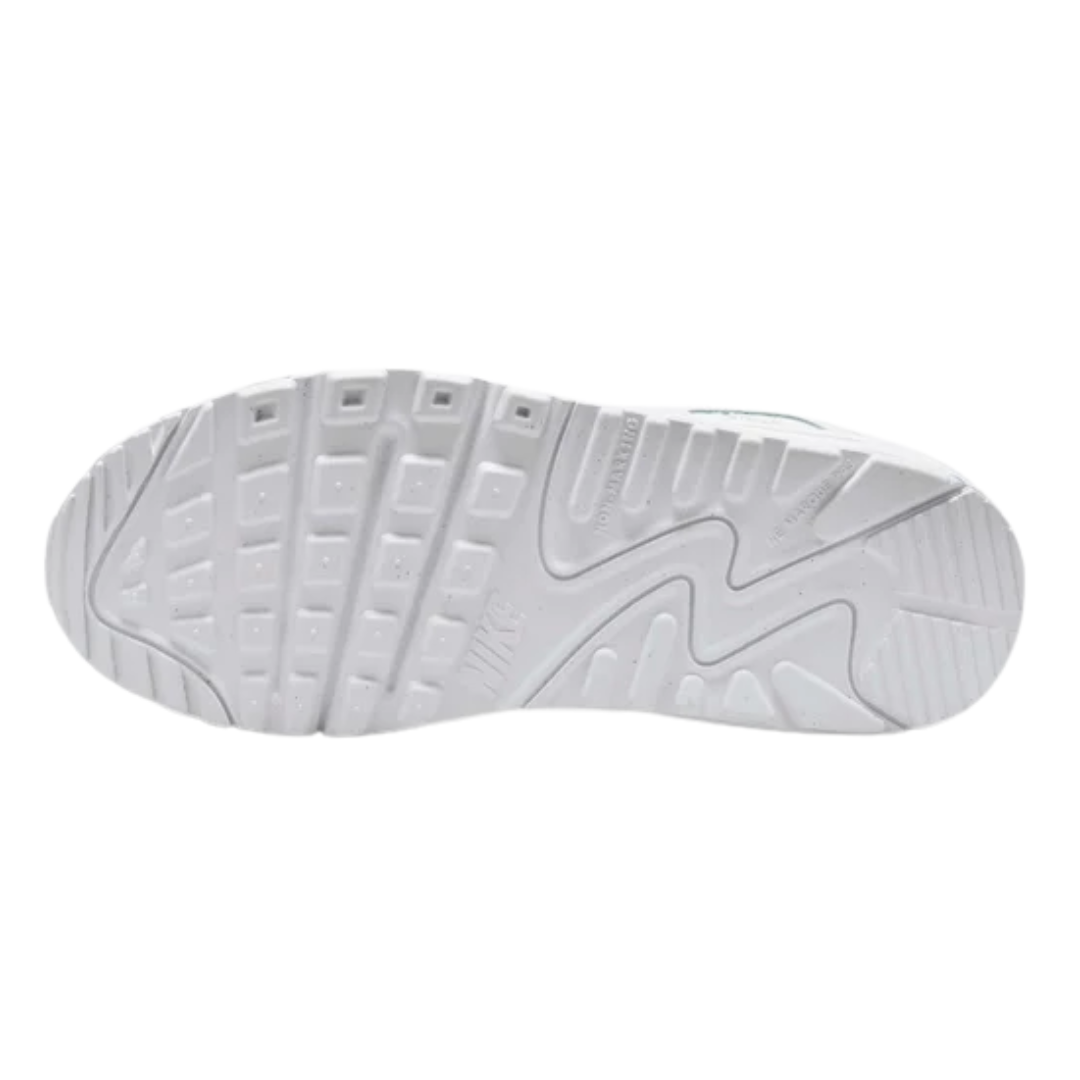Nike Big Kids'  Air Max 90 Shoes – White/Metallic Silver HF6358-102