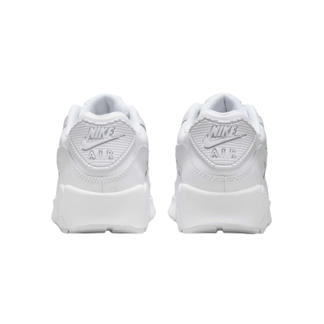 Nike Big Kids'  Air Max 90 Shoes – White/Metallic Silver HF6358-102