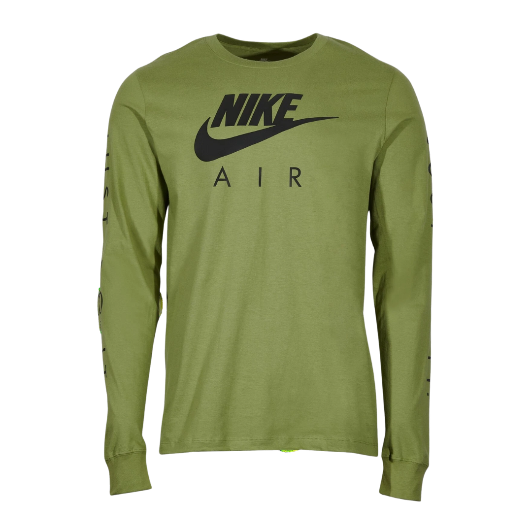 Nike Air Men’s Long Sleeve T-Shirt – Reflective Alligator Black 845425-020