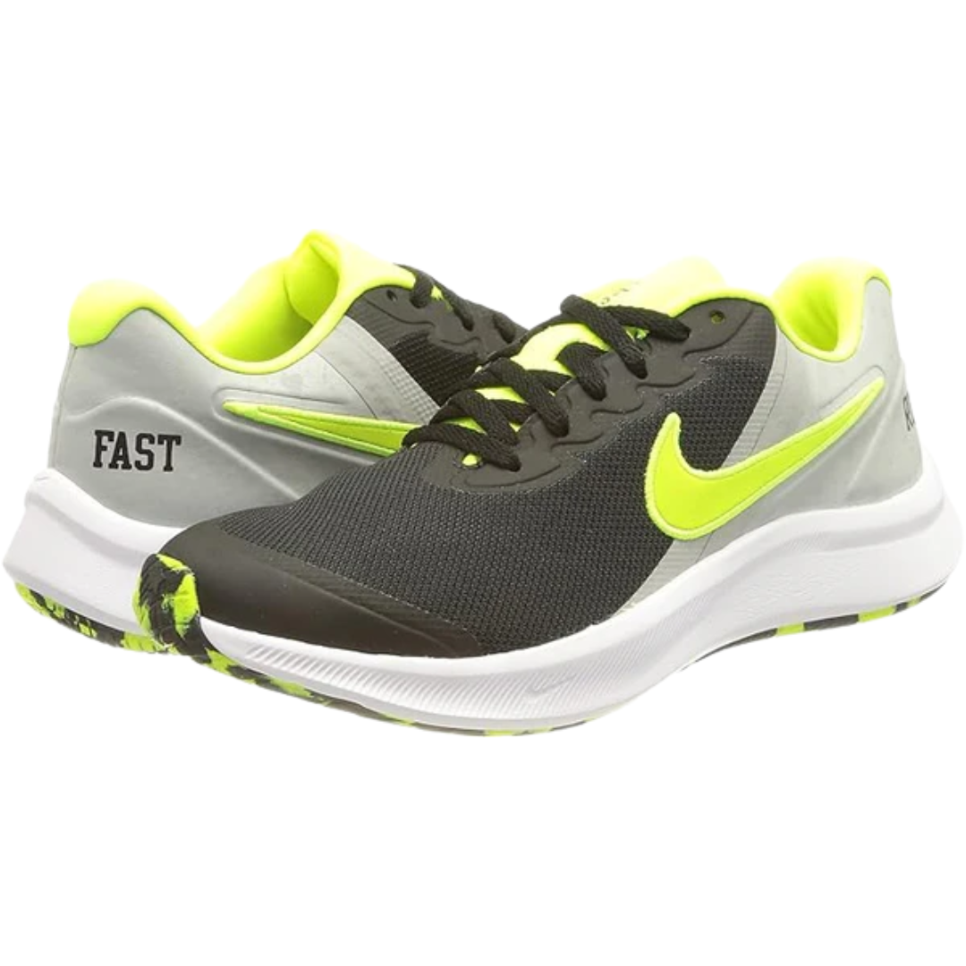 Nike Big Kids Star Runner 3 Play (GS) Running Shoes DJ1512-001
