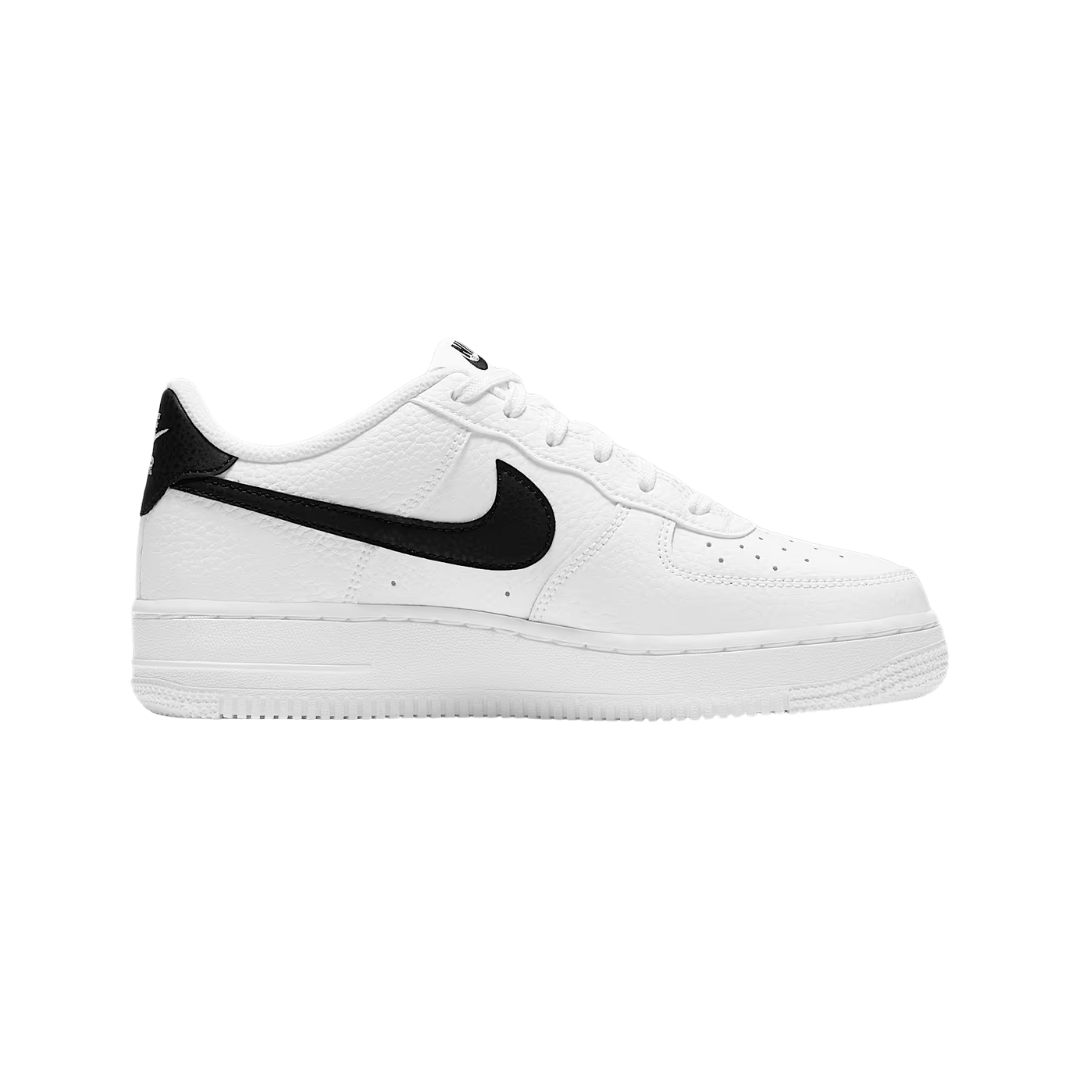 Nike Big Kids’ Air Force 1 Shoes – White/Black - CT3839-100