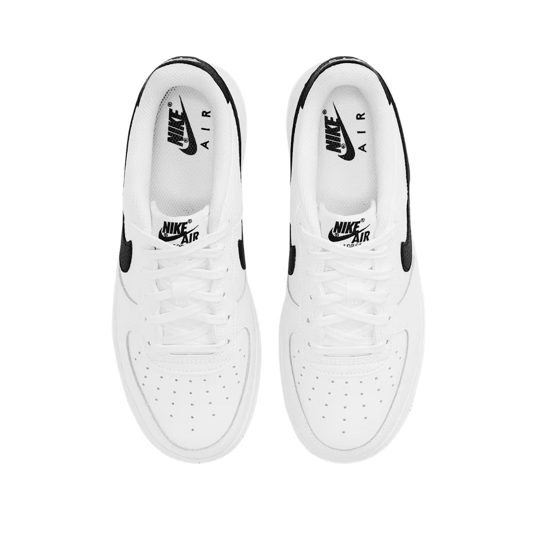 Nike Big Kids’ Air Force 1 Shoes – White/Black - CT3839-100