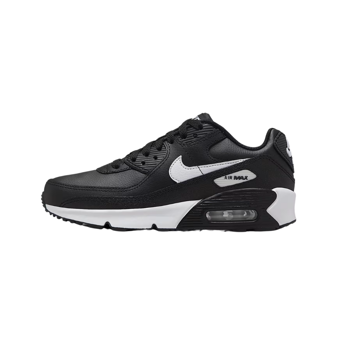 Nike Big Kids' Air Max 90 Shoes Black/White HF6358-002