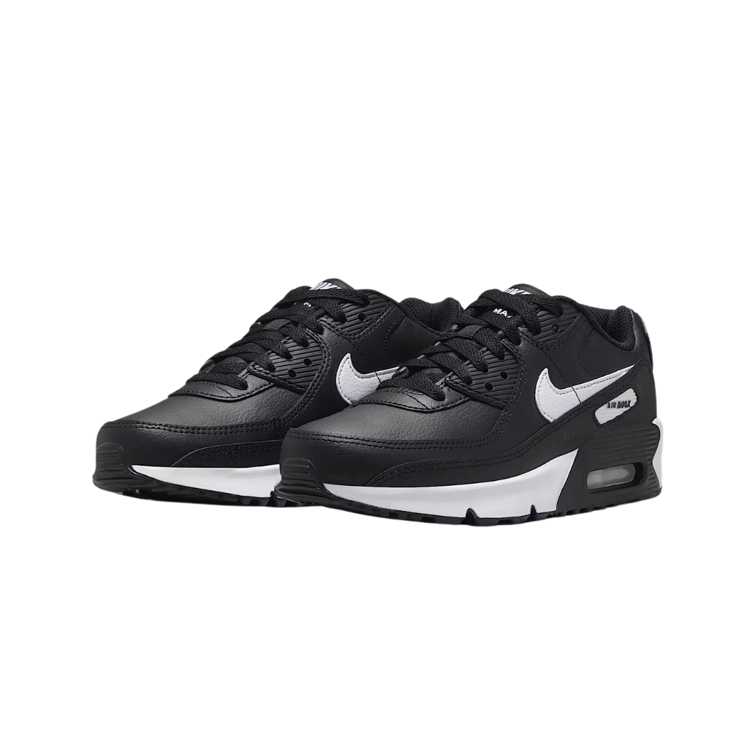 Nike Big Kids' Air Max 90 Shoes Black/White HF6358-002