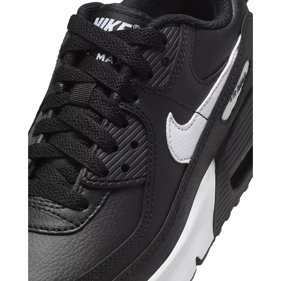 Nike Big Kids' Air Max 90 Shoes Black/White HF6358-002