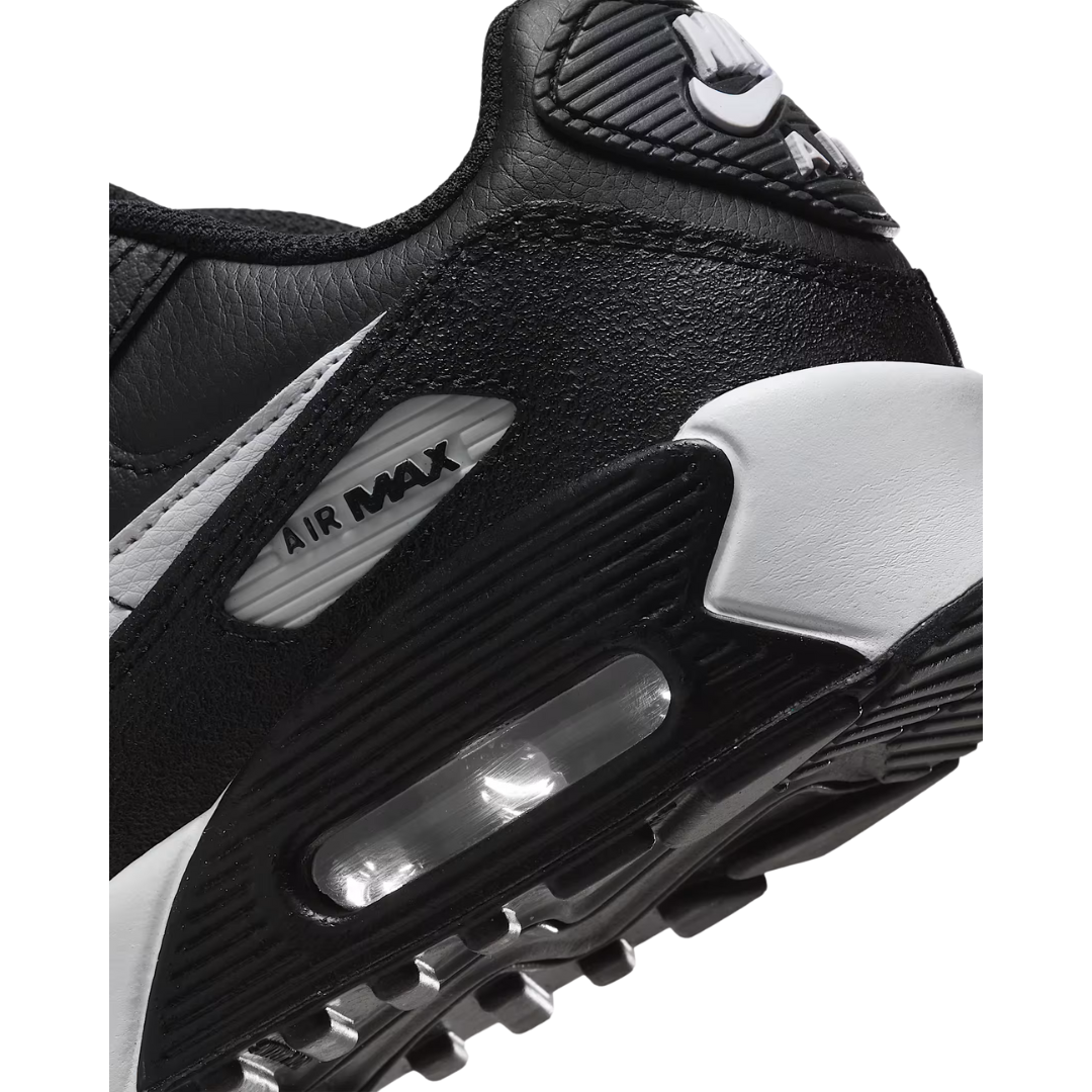 Nike Big Kids' Air Max 90 Shoes Black/White HF6358-002