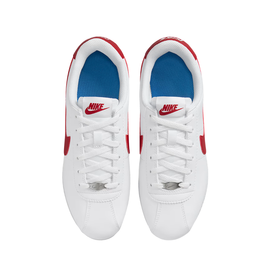 Nike Big Kids’ Cortez Shoes - White-Red DM0950-115