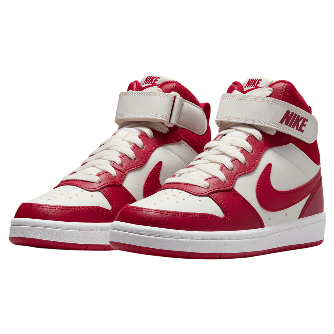 Nike Big Kids' Court Borough Mid 2 GS Shoes - CD7782-124