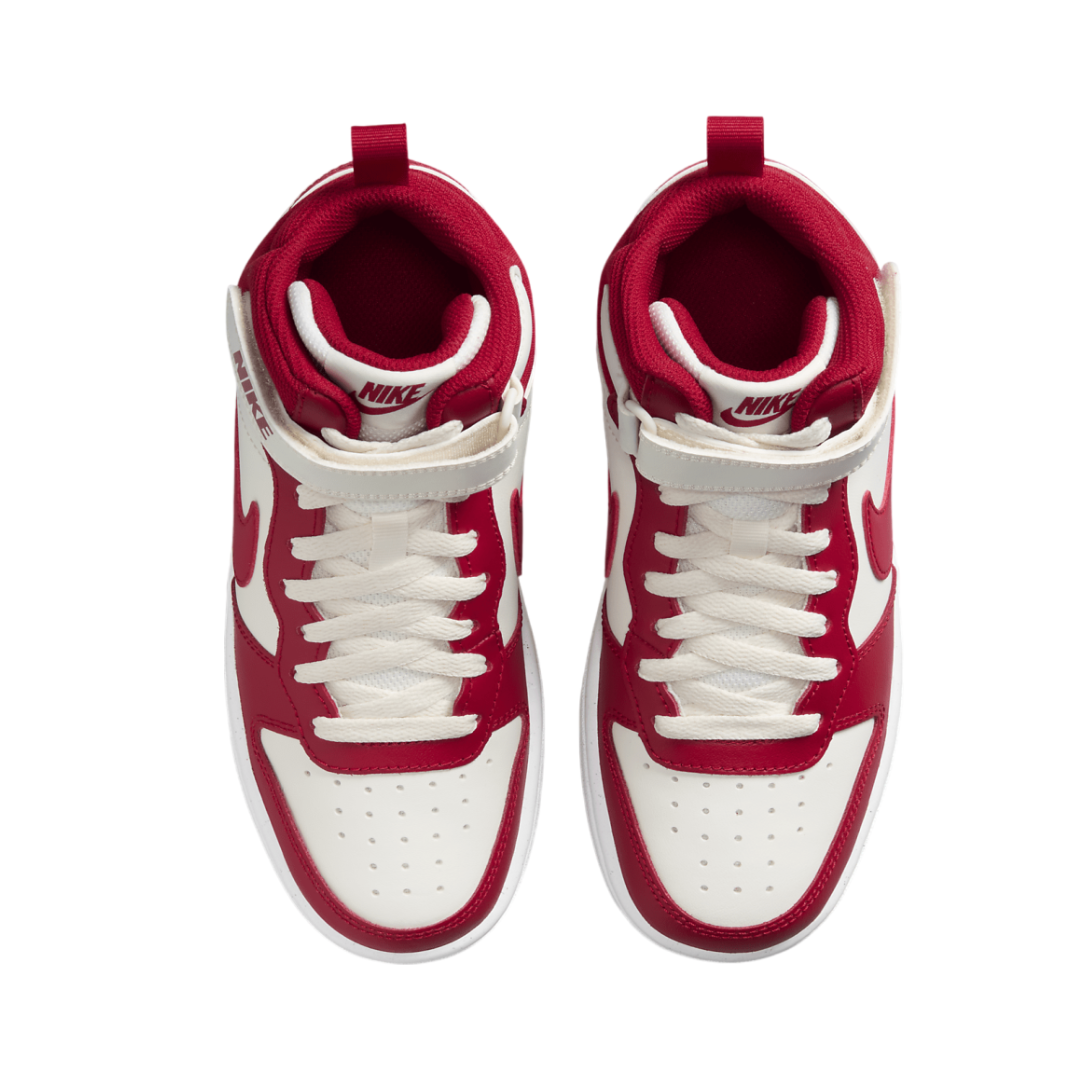 Nike Big Kids' Court Borough Mid 2 GS Shoes - CD7782-124